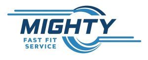 Mighty Fast Fit logo - Car & Van Tyres Saltcoats, Exhausts, Puncture Repairs & More
